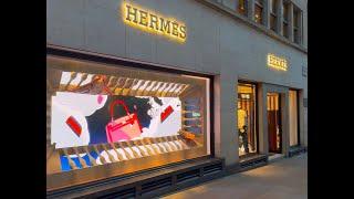 Hermes Festive Windows 2024 - LED Screens in London