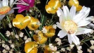 Цветы из ткани. Видеопрезентация. - Silk Flowers for Weddings. Video.