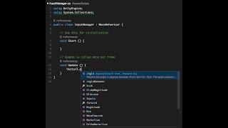 Unity3D: Visual Studio Code Insider with IntelliSense