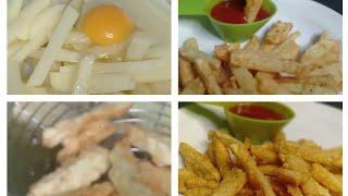 Crispy Egg French Fries Recipe | Easy Egg French Fries | Egg Snacks Recipe | Noreen ka kitchen