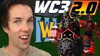 Warcraft 3 2.0 IS HERE! Let's play 1v1 with Thrall and Grommash skins! - Grubby