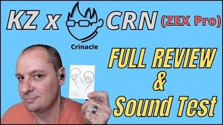 KZ x Crinacle CRN (ZEX Pro) Unboxing, Close up & Sound Test!