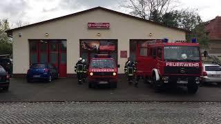 Feuerwehr Elstal Alarmierung 2017 Brandenburg Germany