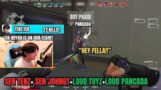 Sen Tenz and Sen Johnqt meet LOUD Pancada and LOUD Tuyz in ranked