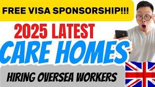 FREE SPONSORSHIP JOBS IN CARE HOMES, SEND YOUR CV FAST!