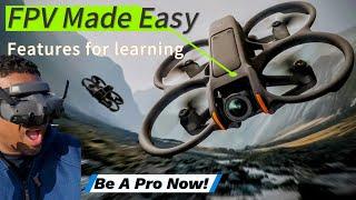 DJI AVATA 2 - Beginner-friendly Manual Flight Features!