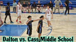Dalton vs. Cass Middle School Baskteball Playoffs Semifinals!