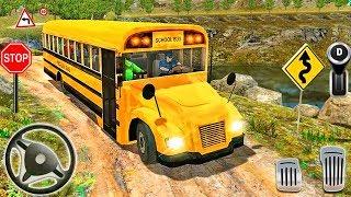 Offroad High School Bus Driver Simulator - Bus Driving Simulator 3D - Android GamePlay