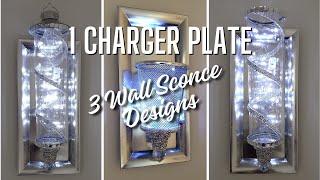 WALL SCONCE Lantern DIY | GLAM HOME DECOR | DOLLAR TREE DIY