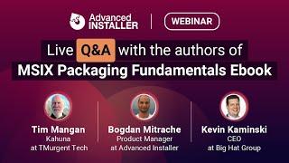 MSIX Packaging Fundamentals - Webinar