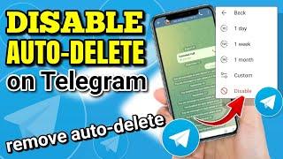 PAANO TANGGALIN ANG AUTO-DELETE MESSAGES SA TELEGRAM | Riencyll Cabile