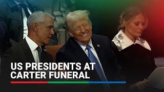 Trump shakes hands with Pence, engages Obama at Carter funeral | ABS-CBN News