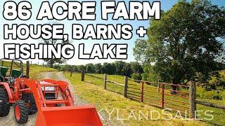 House and Land for Sale Kentucky 86 acre Farm fishing lake | Top Real Estate Agents