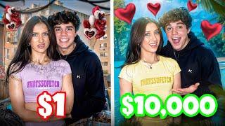 $1 VS $10,000 Valentine's DATE!!