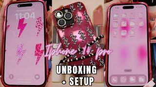 IPHONE 14 PRO UNBOXING + SHEIN CASE HAUL!(ASMR)