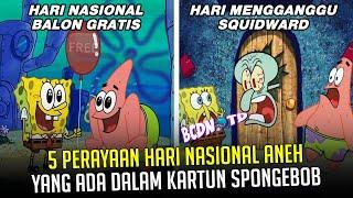 5 Perayaan Hari Nasional Aneh yang ada dalam kartun SpongeBob