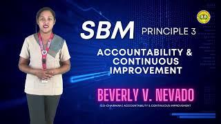 SBM 2022  Principle 3  Accountability and Continuous Improvement  Lauis National High School