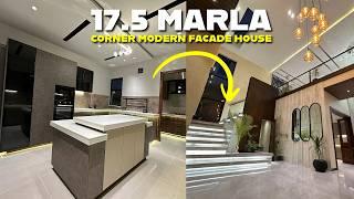 17.5 Marla Modern Facade Corner House for Sale in Bahria Town Rawalpindi | OREAL Properties