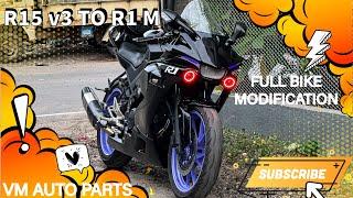 YAMAHA R15 v3 CONVERTED TO R1 M