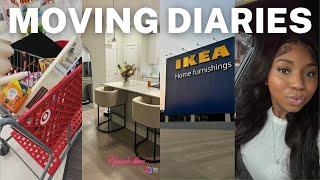 MOVING DIARIES ️ EP 3 | HUGE Amazon Haul, Kitchen Setup, IKEA Finds & Decorating My New Apartment!