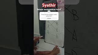 Syathir Belajar menjodohkan huruf