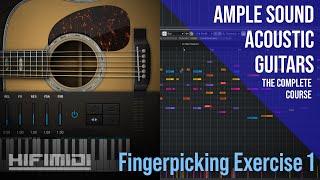 Programming Acoustic Guitar Arpeggios in Riffer | Fingerstyle Exercise 1