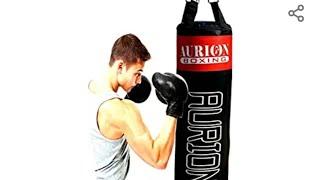 Aurion Strong Punching Bag Unfilled for Boxing MMA 4 Feet 