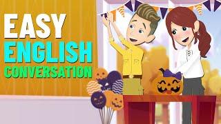 Learn English with Easy Conversations about Halloween | Improve Listening and Speaking Skills