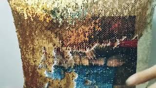 Magic Cushion | Golden Sequin Pillow | Customized gifts | Winks of Joy