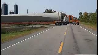 Pulling out with a 67M Blade!!!  245 feet long!!!