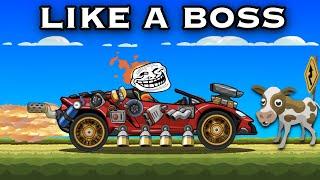 #3 |  30 MINUTES  LIKE A BOSS  FUNNY & LEGENDARY MOMENTS - HILL CLIMB RACING 2