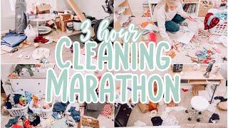 EXTREME CLEAN WITH ME MARATHON // 3 HOURS OF CLEANING MOTIVATION