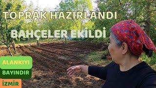 TOPRAK HAZIRLANDI BAHÇELER EKİLDİ