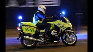 London Ambulance Service - Motorcycle Paramedic responding urgently with LIGHTS and SIREN!