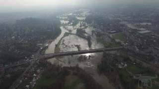 Aerial View of Burton Upon Trent Compilation - DJI Phantom 3