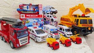 Truk Pemadam Kebakaran, Excavators, Mobil Ambulance, Kapal Laut Pemadam