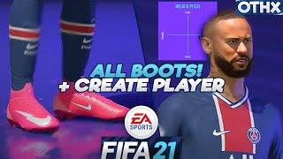 FIFA 21 | ALL Boots + Create Player Customizations! | @Onnethox