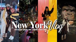 NEW YORK TRAVEL VLOG | TIMES SQUARE • MADAME TUSSANDS • ICE CREAM MUSEUM •CENTRAL PARK | Gina Jyneen