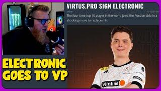 fl0m Reacts to electroNic Joins Virtus.Pro