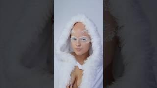 BALD ice queen makeup!!!!!