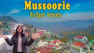 Mussoorie Mall Road - Best Budget Hotels & Dharamshala with Beautiful Valley View & Winterline