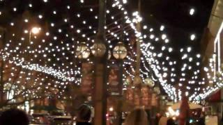 Lights on Larimer Square in Denver