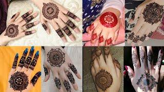 New and Latest Gol Tikki Mehandi Design | Gol Tikki HENNA Design 2024  @asclipz