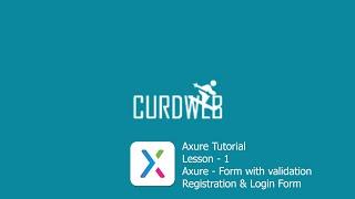 Axure Form Lesson 1