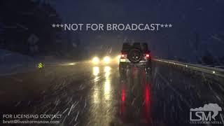 2-15-2018 Castle Rock, Colorado Evening Heavy Snowfall