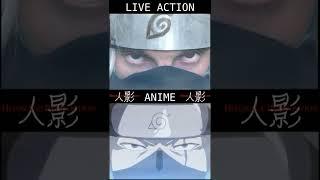 Kakashi's Raikiri  - ANIME VS LIVE ACTION - Naruto in Real Life