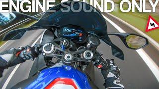 BMW S 1000 RR Akrapovic sound [RAW Onboard]