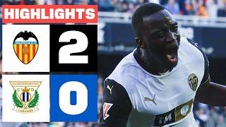 VALENCIA CF 2 - 0 CD LEGANÉS I HIGHLIGHTS LALIGA EA SPORTS