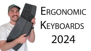 Ergonomic Keyboards 2024 - Logitech Wave 2023 vs Logitech K860 vs Microsoft Sculpt