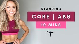 10 Min STANDING ABS WORKOUT at Home | Core Strength No Equipment